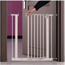 Бар'єр Trixie для собак міжкімнатний металевий 75-85x76 см білий (39451) - мініатюра 3
