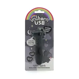 Вібратор-єдиноріжка Unihorn USB Bullet - Wild Spirit, віброкуля, USB-зарядка, 10 режимів - мініатюра 6