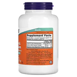 NOW Кальцій та Магній Цитрат у порошку, Calcium & Magnesium Citrate - 227 г - мініатюра 2