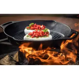 Сковорода-гриль Petromax Grill Fire Skillet чавунна з ручками-петлями - мініатюра 3