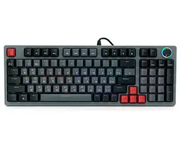 Механічна ігрова клавіатура JEDEL KL114 Drinkey Red Switch Black