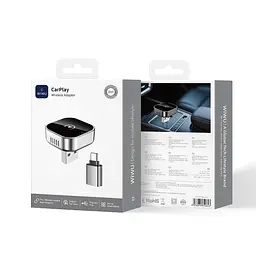 Адаптер WIWU CarPlay Adapter Wi-CP003 Silver (6976975619643) - мініатюра 2