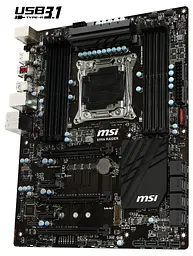 Материнська плата MSI X99A Raider (X99A Raider) (Socket 2011 v3, Intel X99, ATX) Б/в - мініатюра 3
