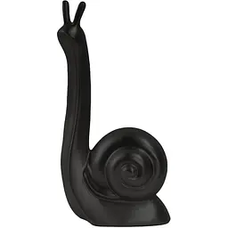 Декоративна статуетка MBM My Home Равлик чорна (DH-ST-24 S BLACK)