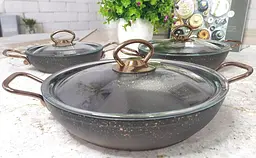 Набір посуду (омлетниці) O.M.S. Collection 3032 Bronze - мініатюра 3