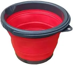 Складане силіконове відро 5л Collapsible Bucket - мініатюра 6