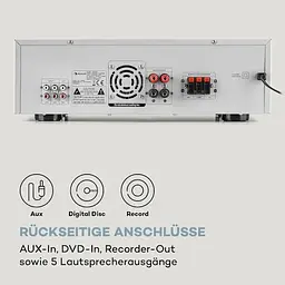 Підсилювач цифровий Auna AMP-218 BT Digital Surround Amplifier (10036138) - мініатюра 5