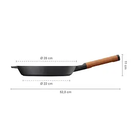 Сковорода чавунна Fiskars Norden 28 см (1026571) - мініатюра 6