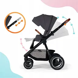 Універсальна коляска 2 в 1 Kinderkraft Everyday 2 Dark Gray Black Frame темно-сіра (00-00305225) - мініатюра 5