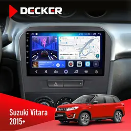 Штатна магнітола Suzuki Vitara 2015+ Decker D9-006 4x64, 4G Decker (НФ-00003863)