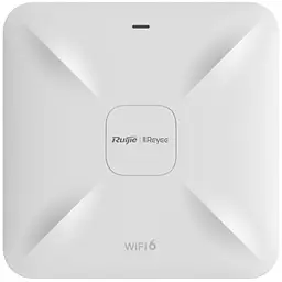 Стельова дводіапазонна Wi-Fi 6 точка доступу Ruijie Reyee RG-RAP2260(G), 2х1000M Base-T, PoE/LAN1,194 x 194 x 35 мм