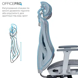 Офісне крісло OfficePro Atlas OC630G-DG-DG (OC630-G-DG-DG) - мініатюра 9