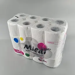 Туалетний папір, Mildi Smart, 2-шарові, білий, 93x105 мм, 1 в упаковці