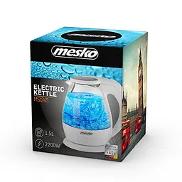 Електрочайник скляний Mesko MS 1245 1,5 літр - мініатюра 5