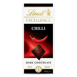 Темний шоколад Lindt Excellence Chilli з перцем чилі 100 г (7610400070577)