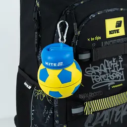 Силіконова пляшка для води Kite 550 мл синьо-жовта (K26-1272-2) - мініатюра 7