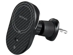 Автомобільний тримач для смартфона Pitaka MagEZ Car Mount Pro 2 Qi2 Car Vent Black (CM2402N)