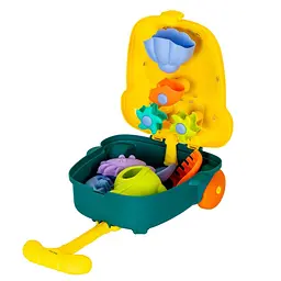 Дитячий набір для ігор у пісочниці Baby Team 9515_зелений, 8 предметів - мініатюра 3