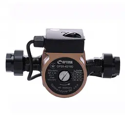 Циркуляційний насос Optima OP25-40 180 мм. (+Гайки, + кабель з вилкою)