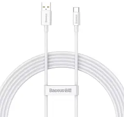 Кабель Baseus Superior Series Fast Charging Cable USB to Type-C 100W 2m P10320102214-03 White