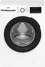 Пральна машина Beko фронтальна, 10кг, 1400, A+++, 58см, дисплей, інвертор, пара, білий (BM3WFU410435WB)