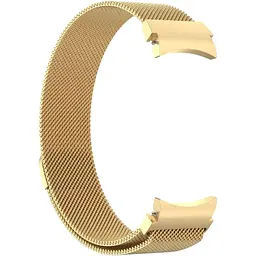 Ремінець DK CDK для Samsung Watch7 (L310 / L315) 44mm Metal Ring Milanese Loop Magnetic 20mm (013591) (gold)