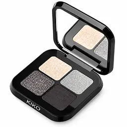 KIKO Milano Bright Quartet Eyeshadow Palette 04 Smokey Eyes Profusion палетка тіней для повік 3,5 г - мініатюра 2