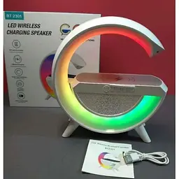 Світильник з бездротовою зарядкою для телефону BT-2301 Bluetooth RGB - мініатюра 7