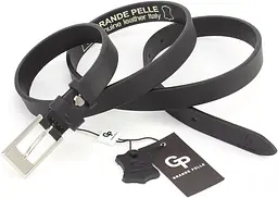 Шкіряний жіночий ремінь GRANDE PELLE 120х2 см acs0027512 - мініатюра 5