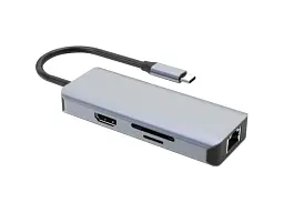 Мультипортовий адаптер BASEUS HBI700010004 - мініатюра 2