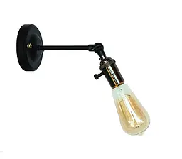 Бра настінне Levistella 752WC1904-1, E27, 60W, чорний метал, сучасний стиль для дому