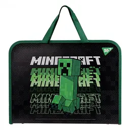 Папка-портфель YES FC на блискавці з тканинними ручками "Minecraft"