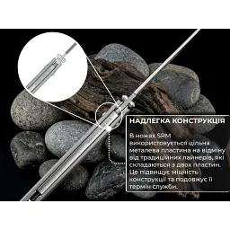 Ніж складаний туристичний SRM Terrier 258L-GK2 140Cr G10 92,6 мм сірий - мініатюра 12