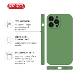 Чохол до мобільного телефона Intaleo SoftShell Apple iPhone 14 Pro Green (1283126562396) - мініатюра 4