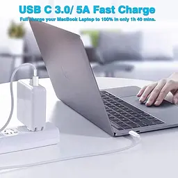 Універсальний зарядний пристрій для ноутбука USB Type-C 96W - мініатюра 4