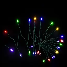 Гірлянда Кінський хвіст Мішура 1800 LED 20 ниток 3 м зелена, мультиколор GarlandoPro D1800L3MGML - мініатюра 10