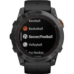Смарт-годинник Garmin Fenix 7X Pro Solar Slate Gray w. Black Band (010-02778-00/01) - мініатюра 8