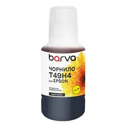 Чорнило Barva Epson T49H4 140 мл, special yellow, OneKe (ET49H-935e)