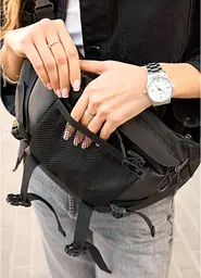 Велика жіноча поясна сумка бананка для планшета Sambag 38х21 см sum0027230 - мініатюра 8