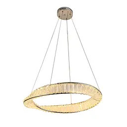 Люстра стельова LED Levistella 799L8812 (600) CH, 60W, сучасний стиль, хромований метал - мініатюра 2