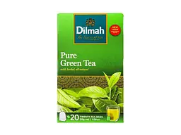 Чай пакетований зелений Dilmah 20 пакетиків Зелений з/я 1,5 г