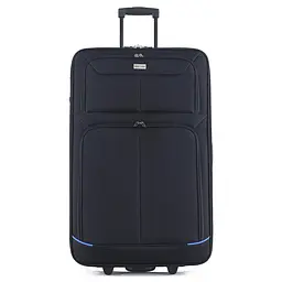 Валіза середня Semi Line 24 дюйми (M) дюйми (M) Polyester Black (T5753-3) - мініатюра 2