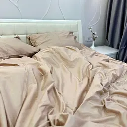 Комплект постільної білизни сатин 100% бавовна мокко Morning - двоспальний