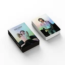 Ломо Карти Lomo Card China Beyond The Scene / BTS Jung Kook БТС Джонгук голографічні LС C BTS 04 - мініатюра 4