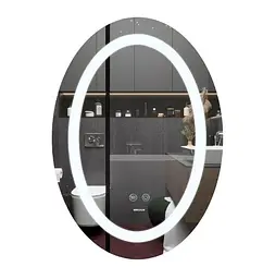 Дзеркало Mixxus PLAIN MV03-50x70 з LED Touch, Anti-fog, димером, регулюванням яскравості (MI6664) - мініатюра 1
