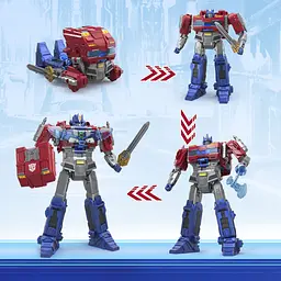 Іграшка-трансформер Hasbro Power Flip Optimus Prime (Orion Pax) (F9209) - мініатюра 17