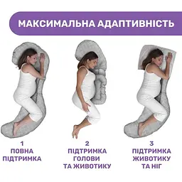 Подушка для вагітних Chicco Boppy Total Body (79923.37.09) - мініатюра 4