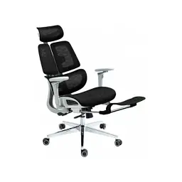 Офісне крісло GT Racer B-2450 White/Black - миниатюра 5