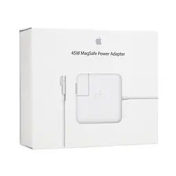 Зарядний пристрій для макбука, 45W, MagSafe (L-tip), білий блок живлення, зарядний пристрій для ноутбука з подовженим мережним кабелем + магнітний кабель, швидка зарядка, адаптер живлення Apple MacBook (MC747) (ARM47614) - мініатюра 3