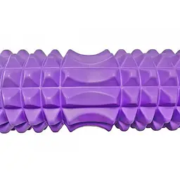 Масажний ролик Grid Roller v.1.2 EasyFit EF-2022-V 33 см, Фіолетовий - мініатюра 2